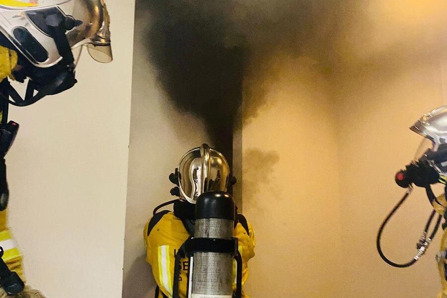 Sur place, les pompiers ont constaté un important dégagement de fumée.