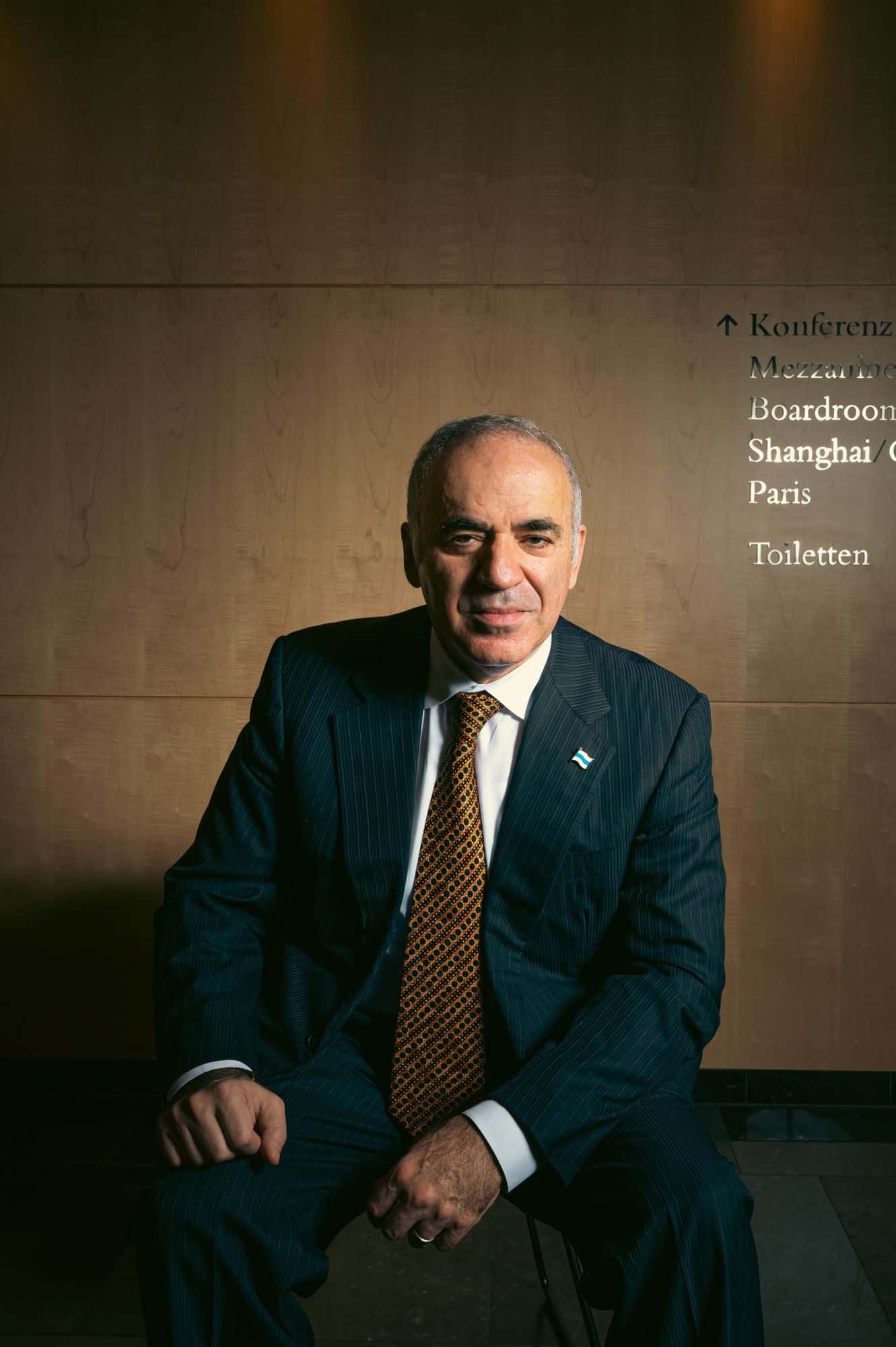 Garry Kasparov, légende des échecs et critique du Kremlin, de passage à Zurich: «Les dictateurs ne jouent pas aux échecs. Vladimir Poutine est un joueur de poker.»