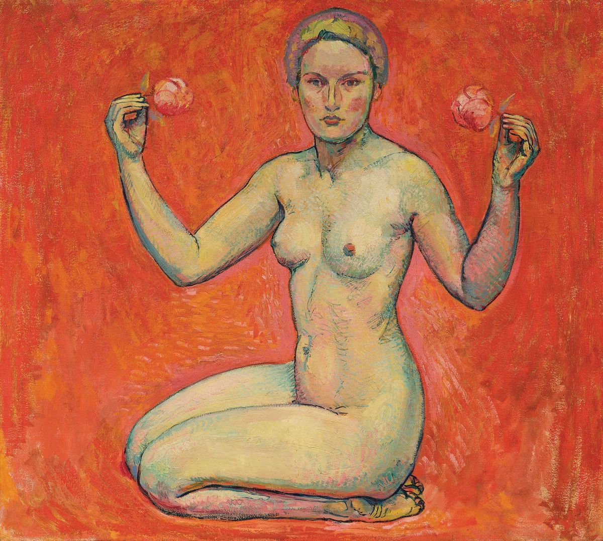 Cuno Amiet, «La Vérité», 1913, huile sur toile estimée entre 800’000 et 1’200’000 francs.