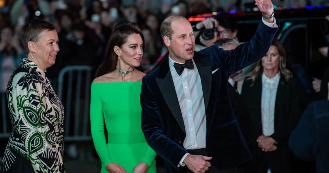 Le prince et la princesse de Galles, William et Kate, à Boston, vendredi 4 novembre 2022.